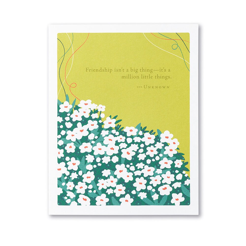 Positively Green, Greeting Card - Friendship, Gifts, Friendship Isn't, 280719